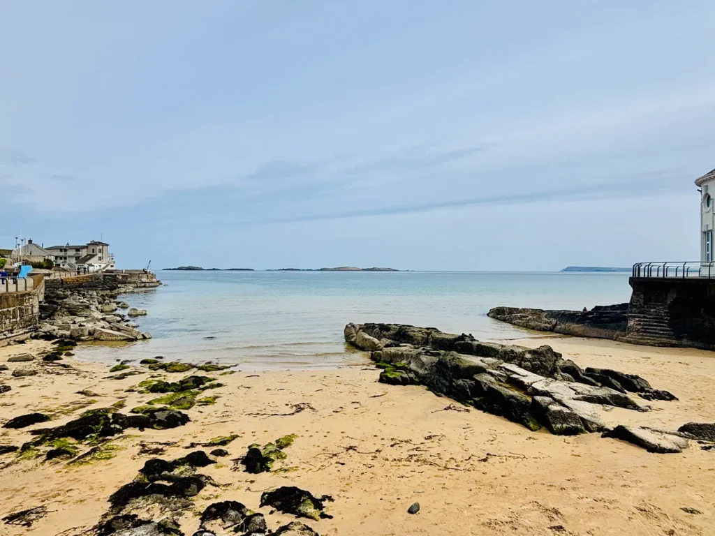 A rocky beach
