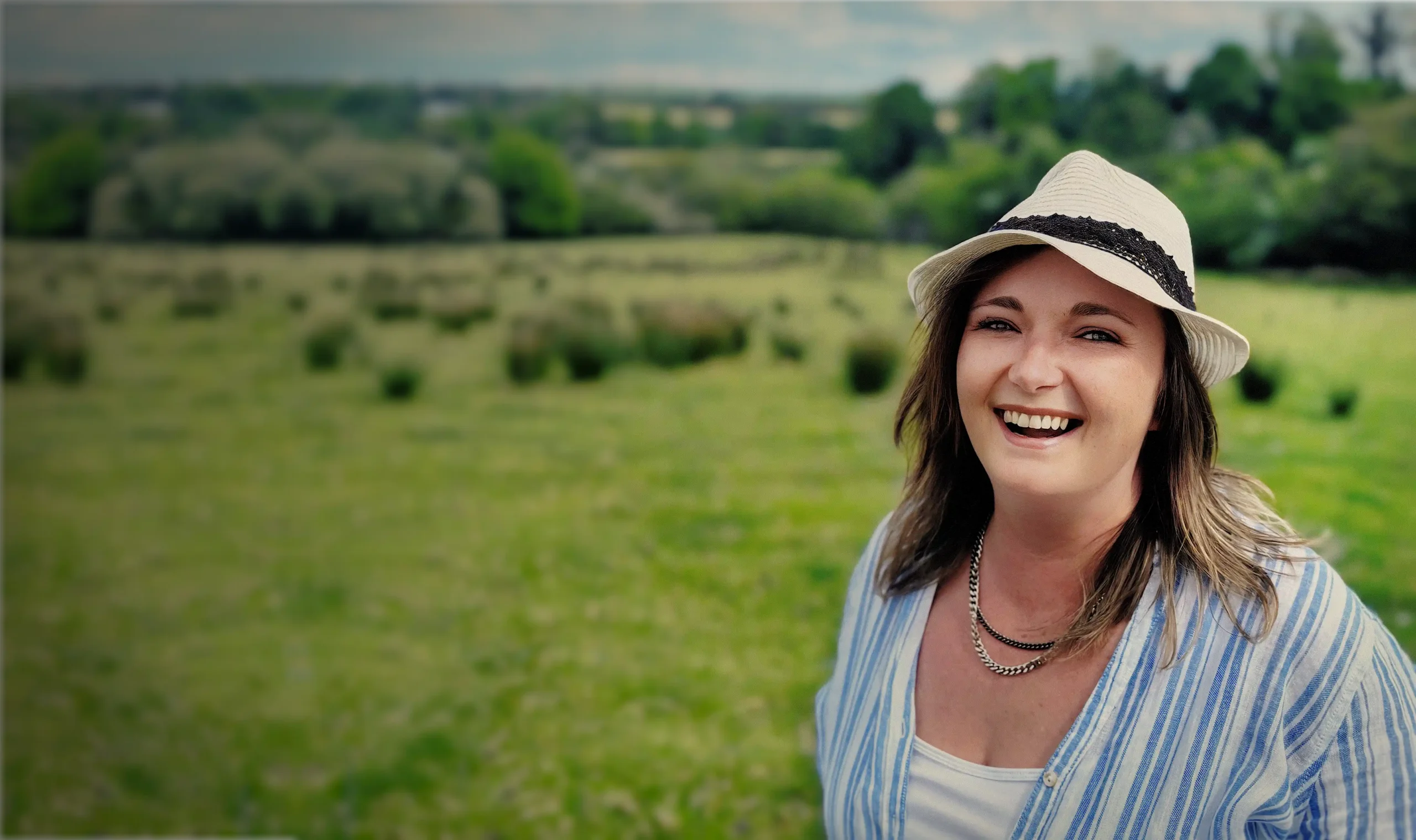 A portrait shot of Leanne McCafferty smiling at the camera