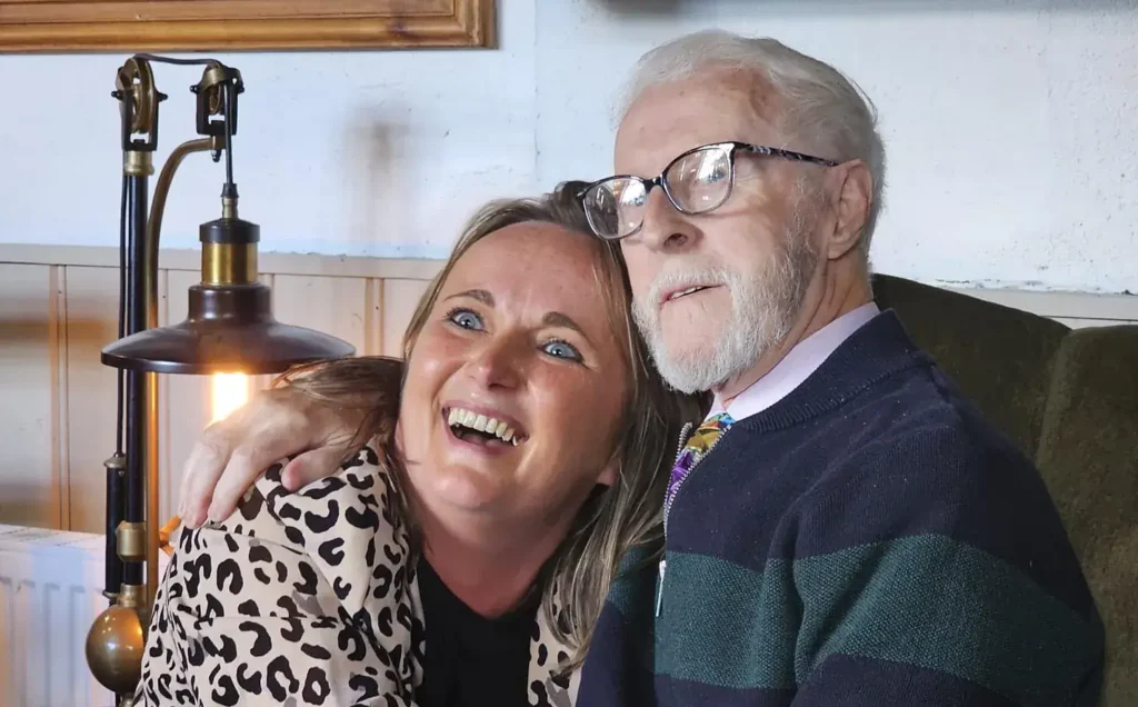 Leanne hugging Granda